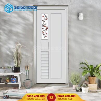 Cửa nhựa giả gỗ là gì? Ưu điểm và ứng dụng cửa nhựa giả gỗ